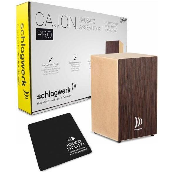 Schlagwerk CBA30SW Cajon Bausatz mit Sitzpad (Cajon), Perkussion, Schwarz