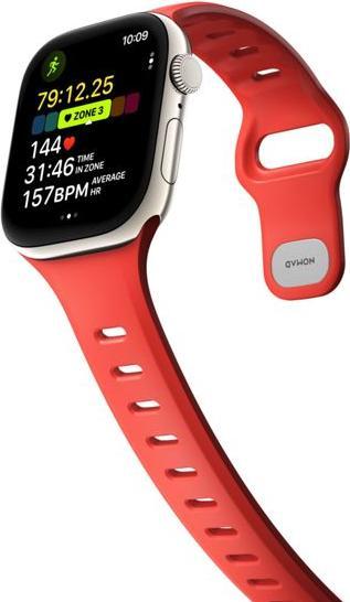 Produktbild Nomad Tempo Band 42mm Coral (18 mm, FKM-Fluorelastomer)