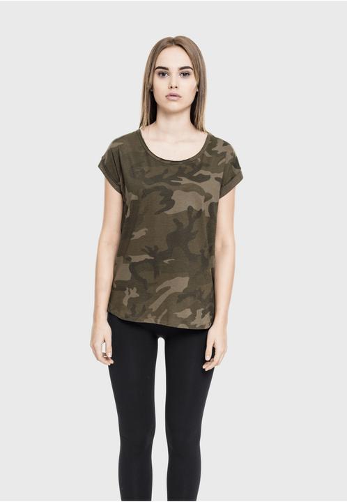 Produktbild Urban Classics Ladies Camo Back Shaped Tee (S)
