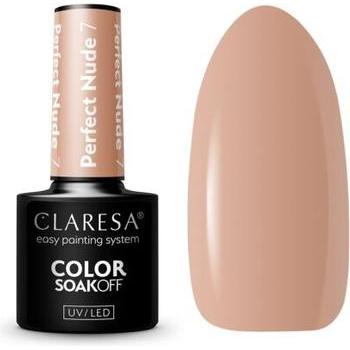 Claresa, Nagellack, 07 Perfect Nude UV Nagellack 5ml (Beige, Farblack)