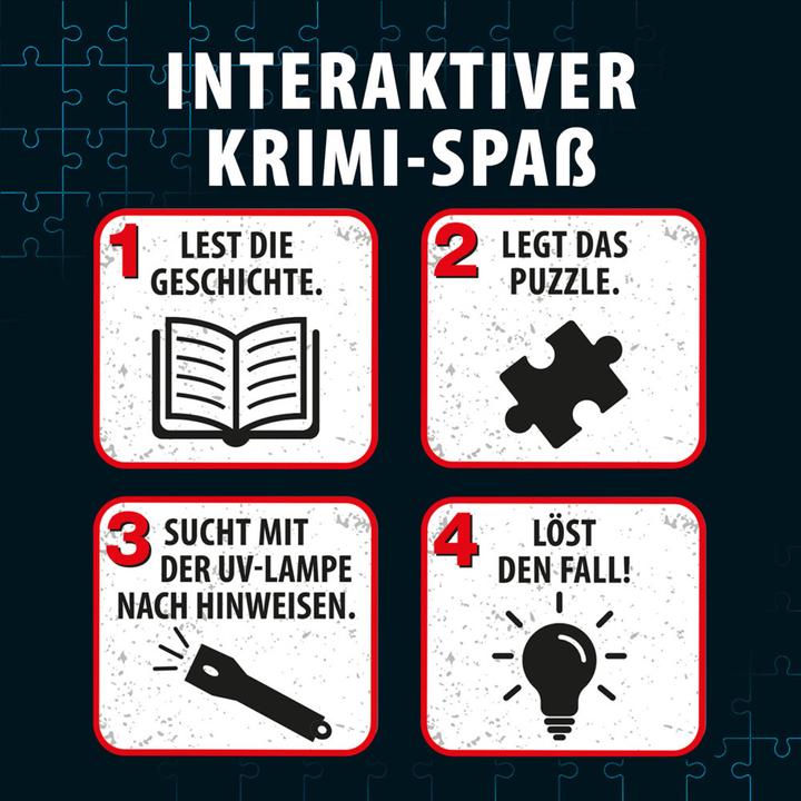 Actual product image Kosmos Crime puzzle: The Three??? - The Echo of Darkness (300 pieces)