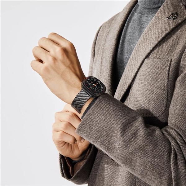 Produktbild Pitaka Gliederarmband aus echtem Carbon (Carbonfaser)