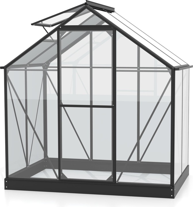 Actual product image Vitavia Triton 2500 greenhouse safety glass 3 mm 198 x 131 cm black