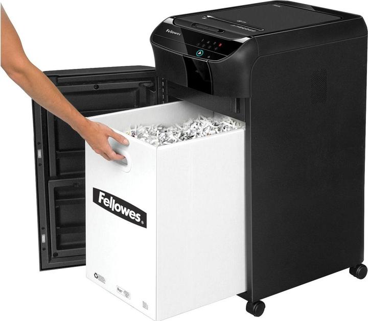 Produktbild Fellowes Aktenvernichter AutoMax 450C Autofeed schwarz (Streifenschnitt)