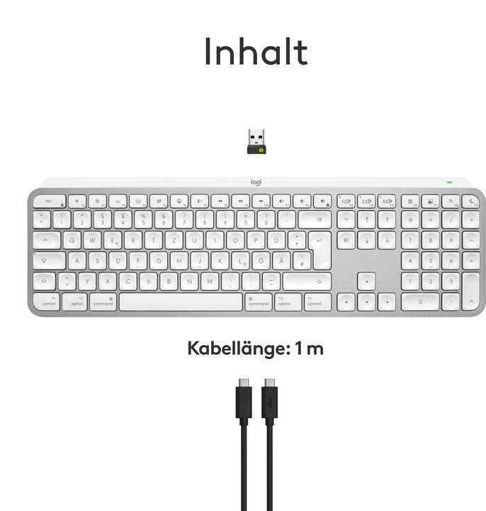Produktbild Logitech MX Keys S for Mac (DE, Kabellos)