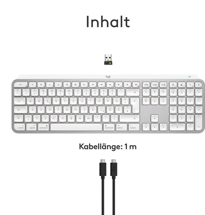 Produktbild Logitech MX Keys S for Mac (DE, Kabellos)