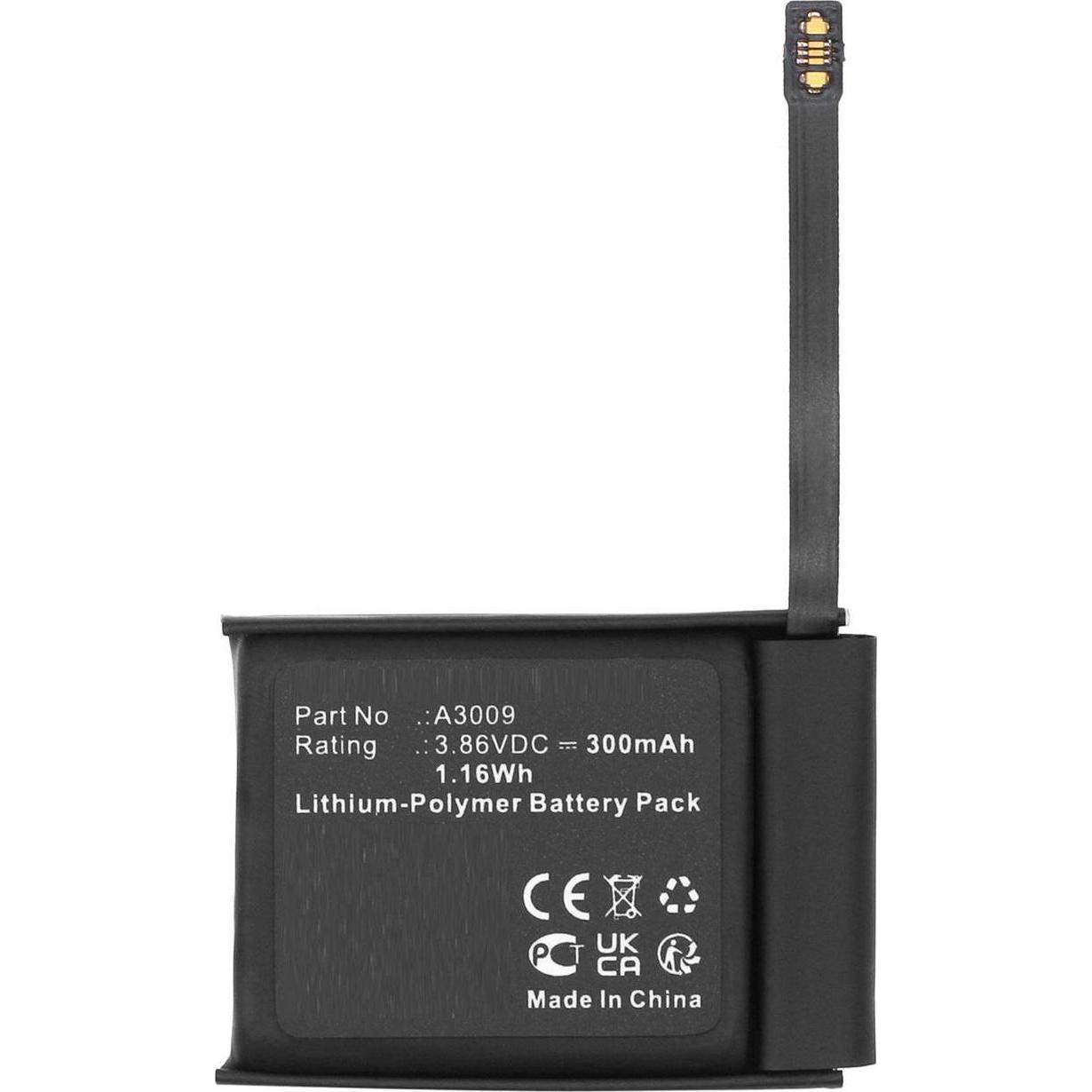 Thumbnail - CoreParts Battery 3.86V 300mAh 1.16Wh, Smartwatch Zubehör, Schwarz