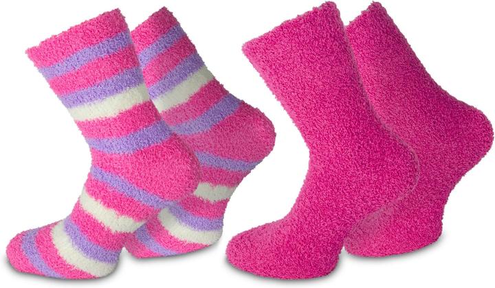 Produktbild Normani Kuschel-Socken Ringel (2er Pack, One Size)