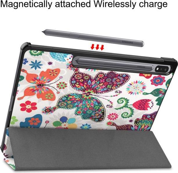 Produktbild MU Style Dreifach faltbare Hülle mit Muster (Galaxy Tab S7+)