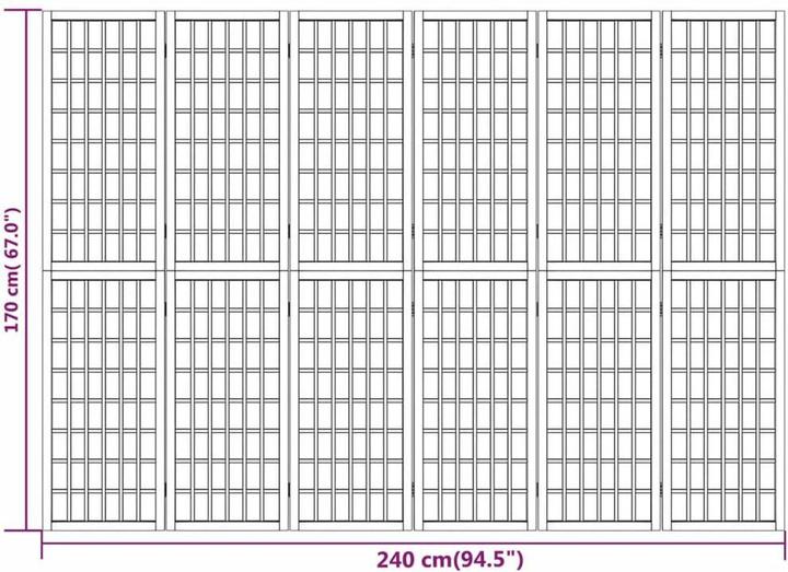 Produktbild vidaXL Paravent