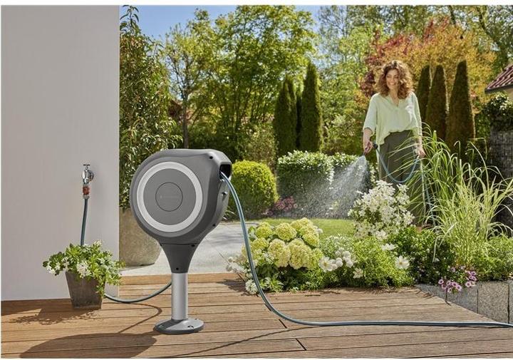 Image du produit Gardena Box pour tuyau de terrasse RollUp S (blanc) 15 m (15 m)