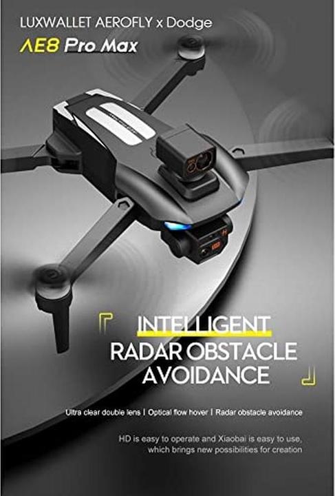 Produktbild Luxwallet Drone Aerofly X Dodge GPS 30km/h avec évitement d'obstacles et stabilisateur