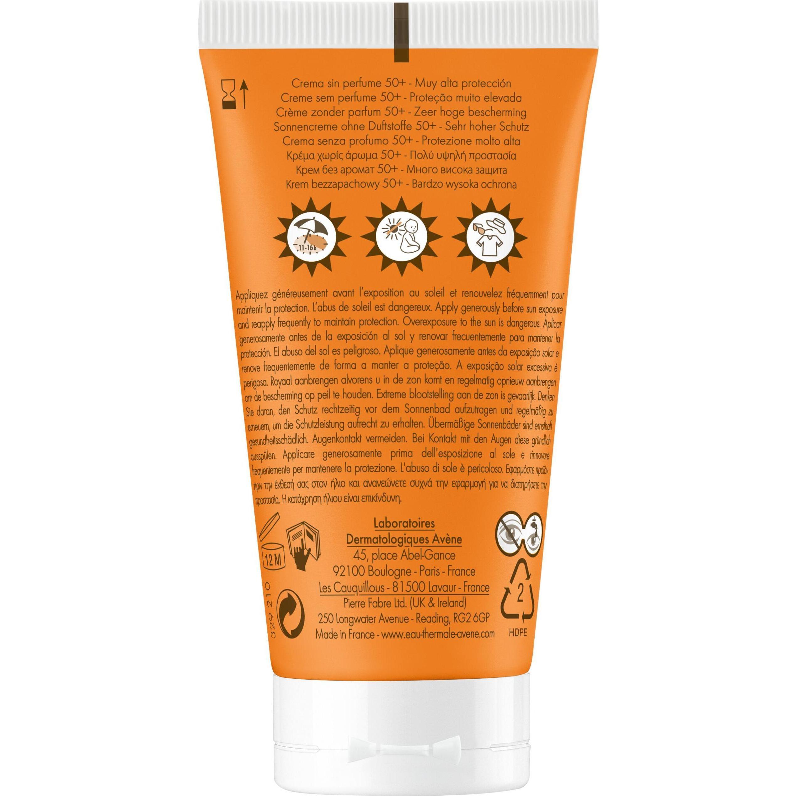 Thumbnail - Avène, Sonnencreme, Sonnencreme ohne Duftstoffe (Sonnencreme Gesicht, SPF 50, 50 ml, 67 g)