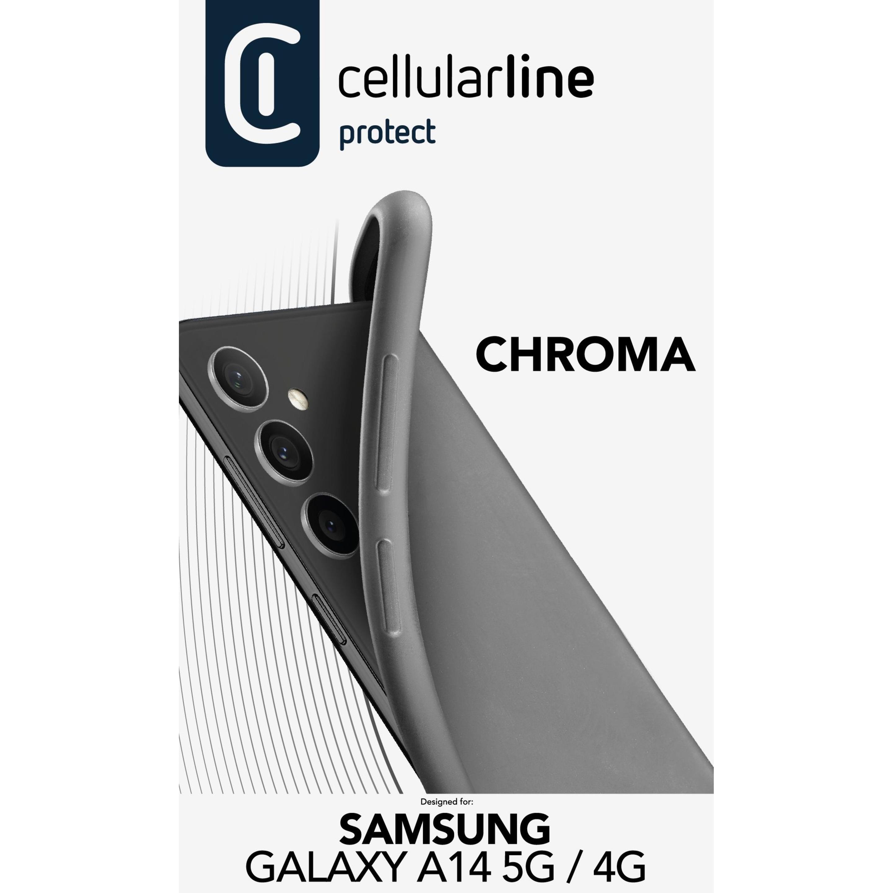Thumbnail - Cellularline Rubber Case Chroma (Samsung Galaxy A14, Samsung Galaxy A14 5G), Smartphone Hülle, Schwarz