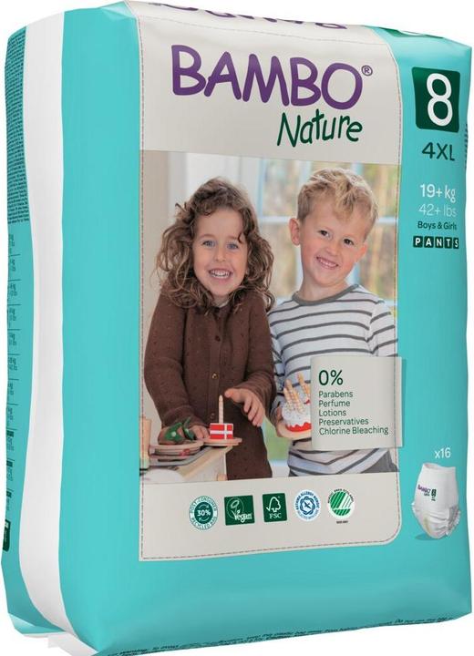 Actual product image Bambo Nature Pants (Size 8, 16 Piece)