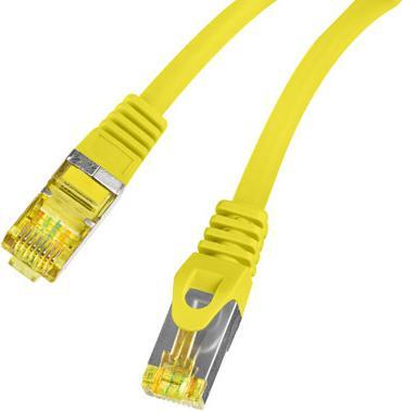 Actual product image Lanberg Patchcord Cat.6a S/Ftp Lszh Cu 1m żółty Fluke Passed (S/FTP, CAT6a, 1 m)