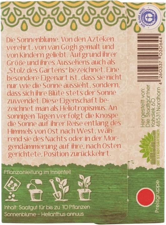 Saatgeschwister Mini sunflower garden (Flower seeds)