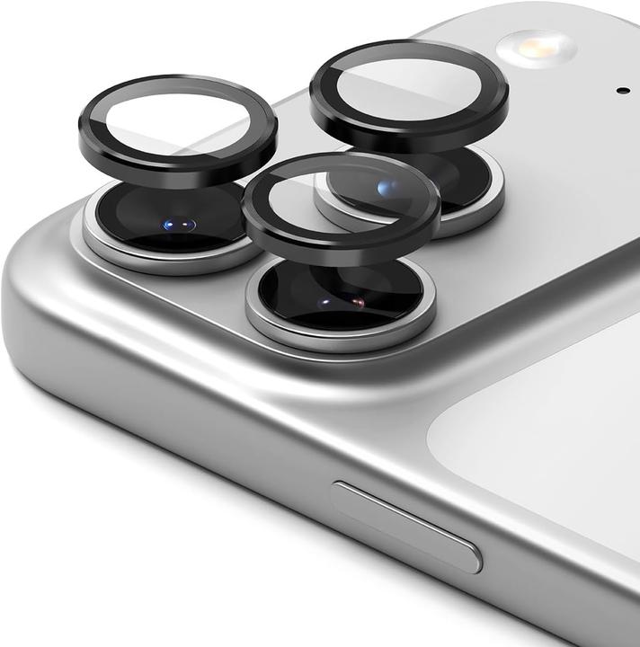 Produktbild Ringke - Camera Lens Frame Glass - iPhone 17 Pro / iPhone 17 Pro Max - Black (2 Stk., Apple iPhone 17 Pro, Apple iPhone 17 Pro Max)