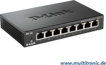 Productafbeelding D-Link Dgs-108 (8 ports)