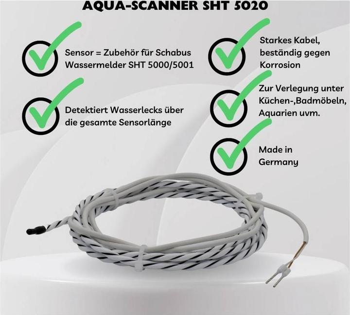 Produktbild Schabus 300746 Zusatzsensor für Wassermelder