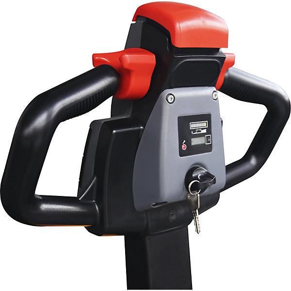 Actual product image kaiserkraft Electric drawbar stacker, max. load 1200 kg, fork dimensions 1150 x 570 mm. (1200 kg)