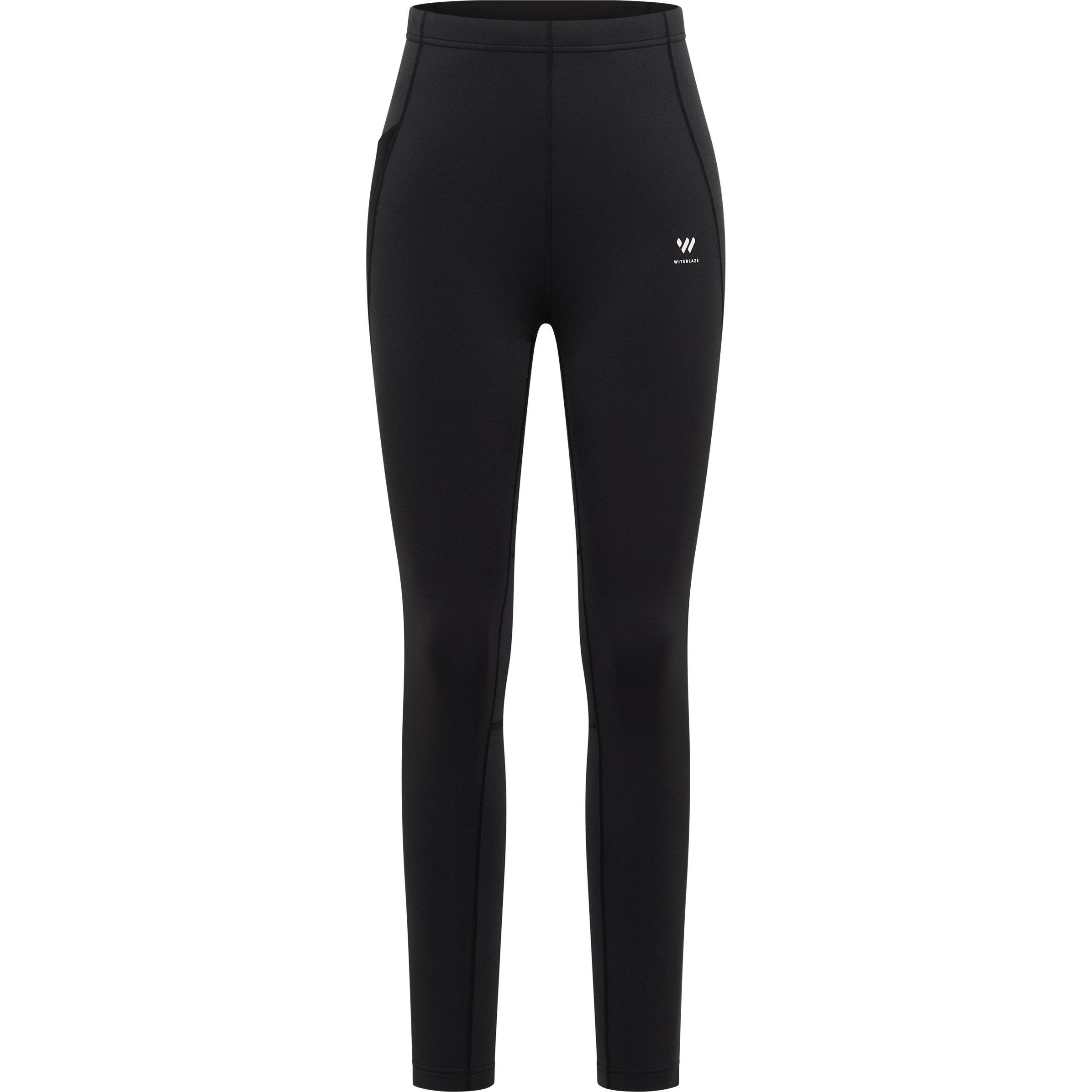 Witeblaze, Damen, Tights, WANDA Ladie's brush.long tight schwarz Grösse: 42 (L, XL), Schwarz, XL, L