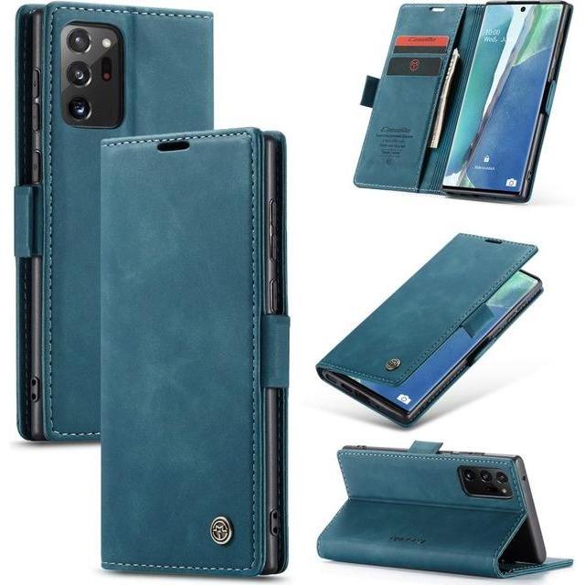 Thumbnail - Caseme Leder Flip Wallet Case Hülle (Samsung Galaxy Note 20 Ultra), Smartphone Hülle, Grün