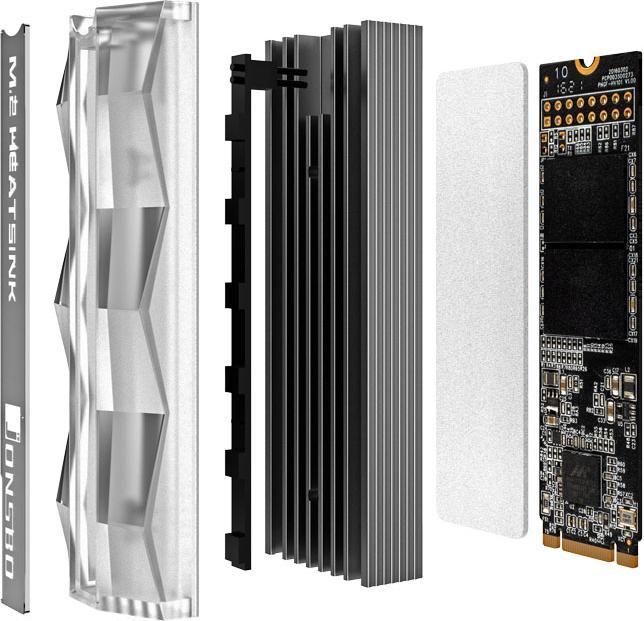Image du produit Jonsbo M.2-2 Mirage Edition M.2 SSD Refroidisseur passif, ARGB