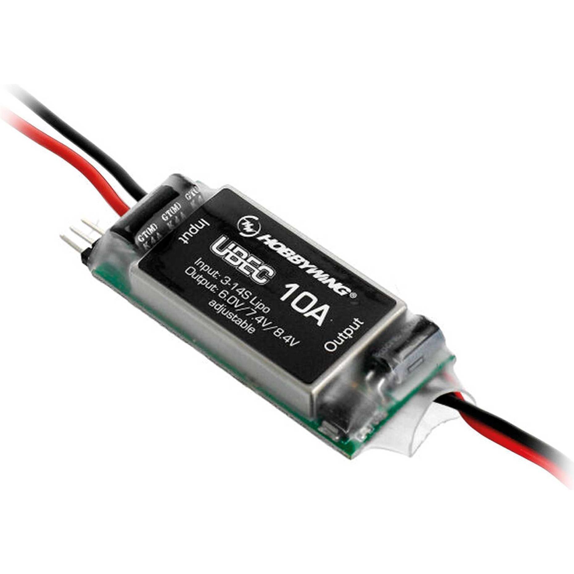 Hobbywing Regolatore di tensione UBEC HV Air 10A 3-14S