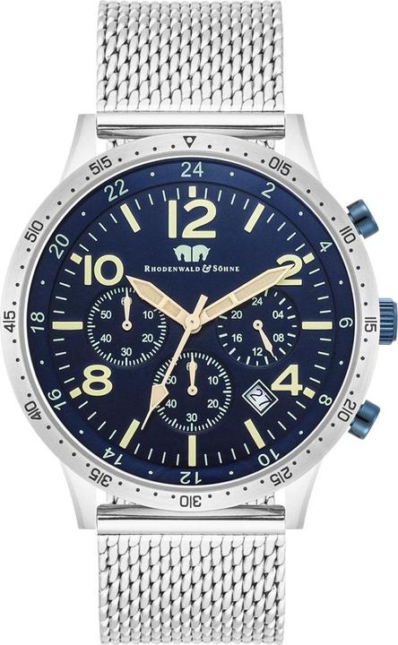 Immagine prodotto Cronografo da uomo Flight Captain in acciaio inossidabile - 34126 (Cronografo, 43.80 mm)