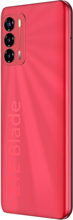 Produktbild ZTE Smartphone avec écran large, triple caméra 48 MP et batterie longue durée (128 GB, Rot, 6.74")
