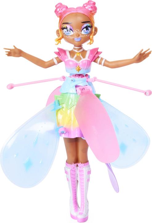 Hatchimals Crystal Flyers Rainbow Glitter - Poupée fée volante scintillante