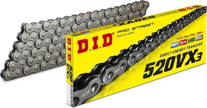Actual product image D.I.D 520Vx3(B&B) X 112 Mail. Zj