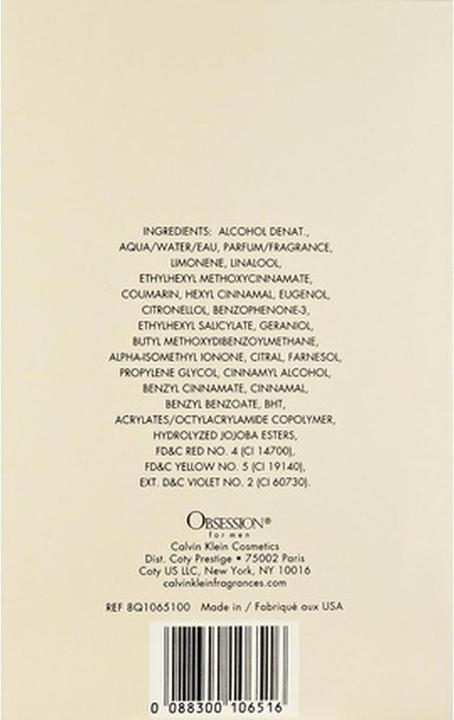 Image du produit Calvin Klein Obsession (Eau de toilette, 125 ml)