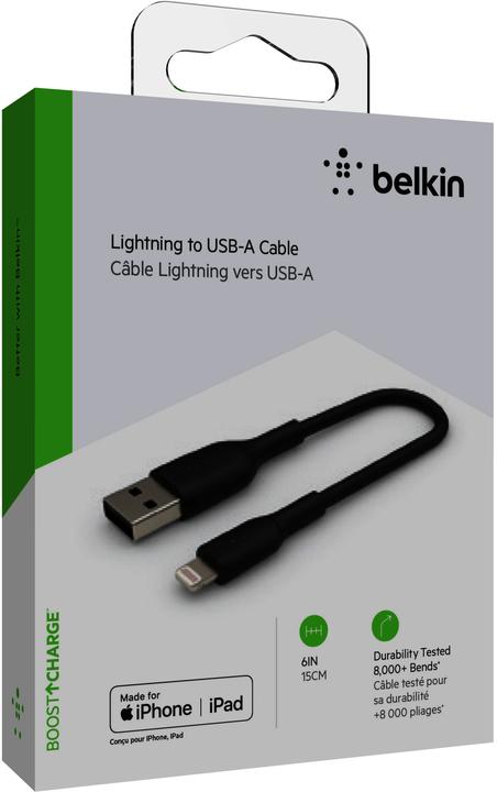 Produktbild Belkin USB A – Lightning (0.15 m, USB 2.0)