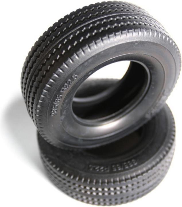 Produktbild Tamiya 1:14 LKW Reifen 30 mm Strassen