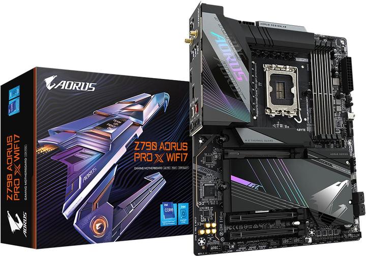 Produktbild Gigabyte Z790 AORUS Pro X Wifi7 (LGA 1700, Intel Z790 Express, ATX)