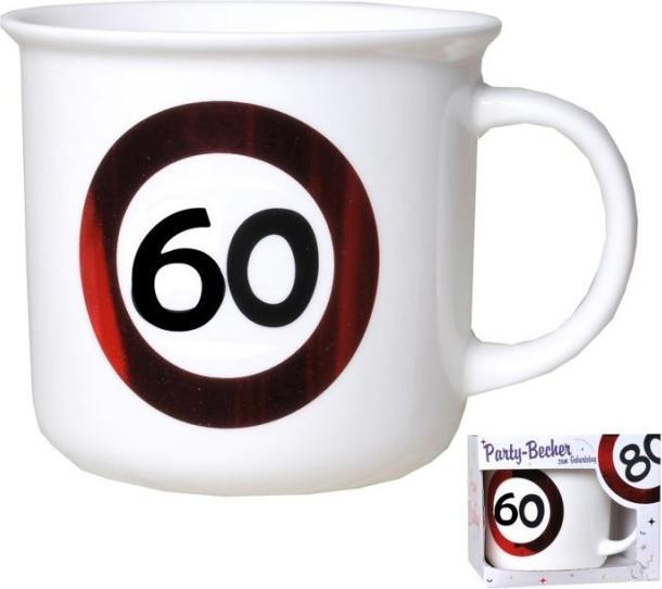 UdoS Becher Jahreszahl "60"