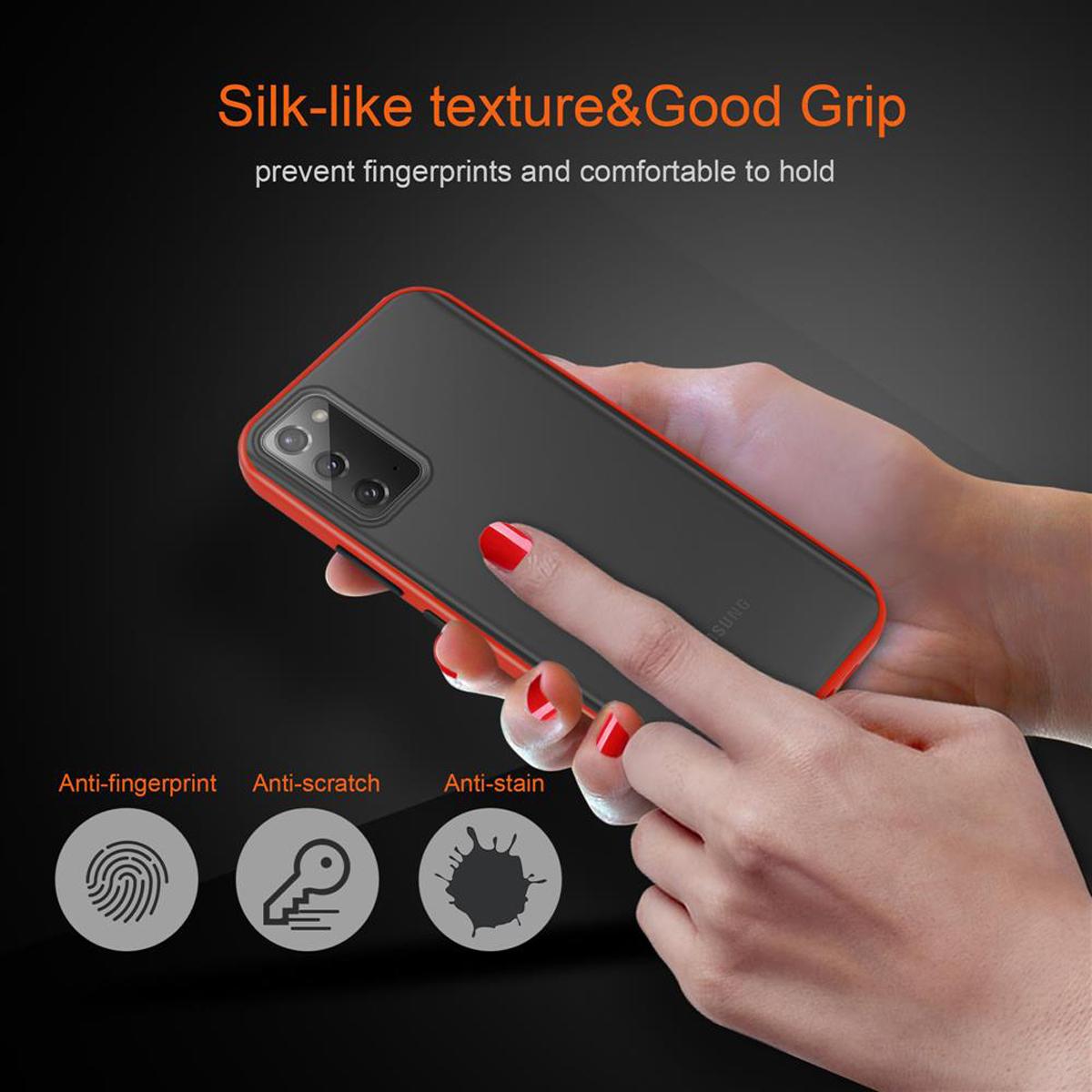 Thumbnail - Cadorabo Hybrid Matt Cover (Samsung Galaxy Note 20), Smartphone Hülle, Transparent