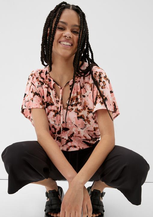 Immagine prodotto s.Oliver Bluse Viskosebluse mit Raffung (44)