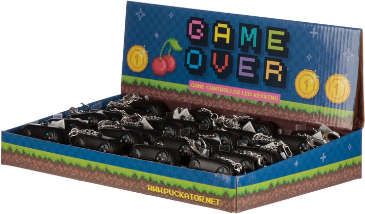 Produktbild Roost Schlüsselanhänger 8.5x5.5x2cm KEY169 Game Over mit Licht und sound