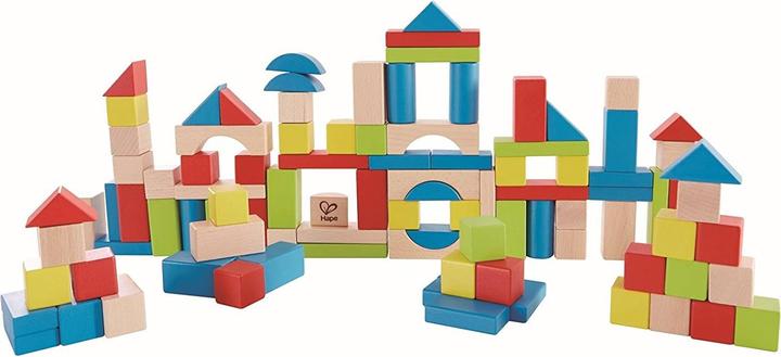 Image du produit Hape Briques de construction en bois de hêtre 100 pièces