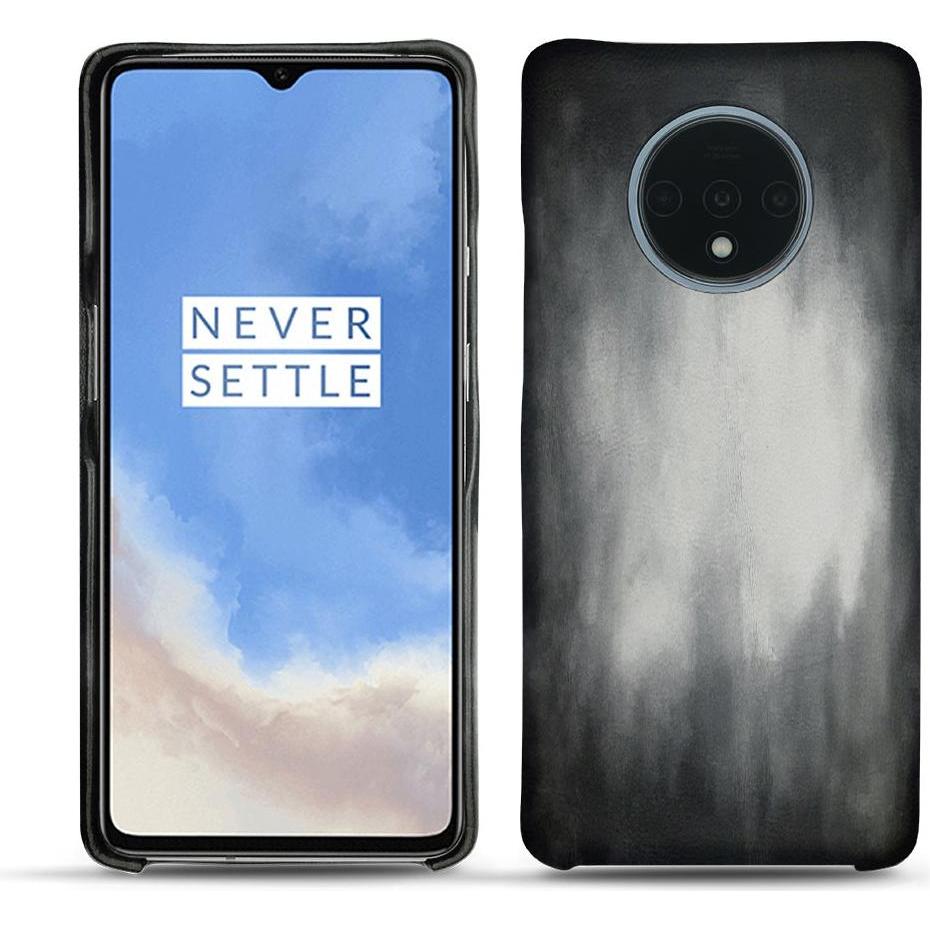 Thumbnail - Noreve Lederschutzhülle (OnePlus 7T), Smartphone Hülle, Grau