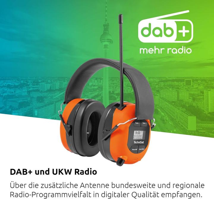 Produktbild TechniSat Stereoman DAB Plus OD (NC, 18 h, Kabelgebunden, Kabellos)
