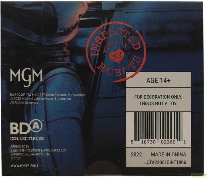 Image du produit Fanattik Robocop figurine vinyle Robocop 13 cm