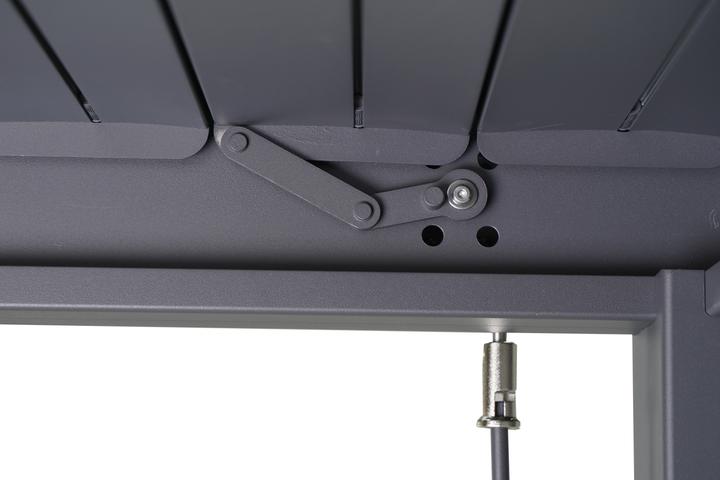 Produktbild Leco Lamellenpergola DELUXE 3x4m anthrazit (400 cm, 300 cm)