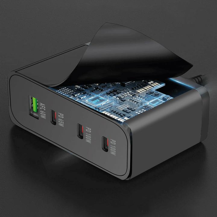 Immagine prodotto SBS Stazione di ricarica 200W 3x USB-C/1x USB GaN nero (200 W)