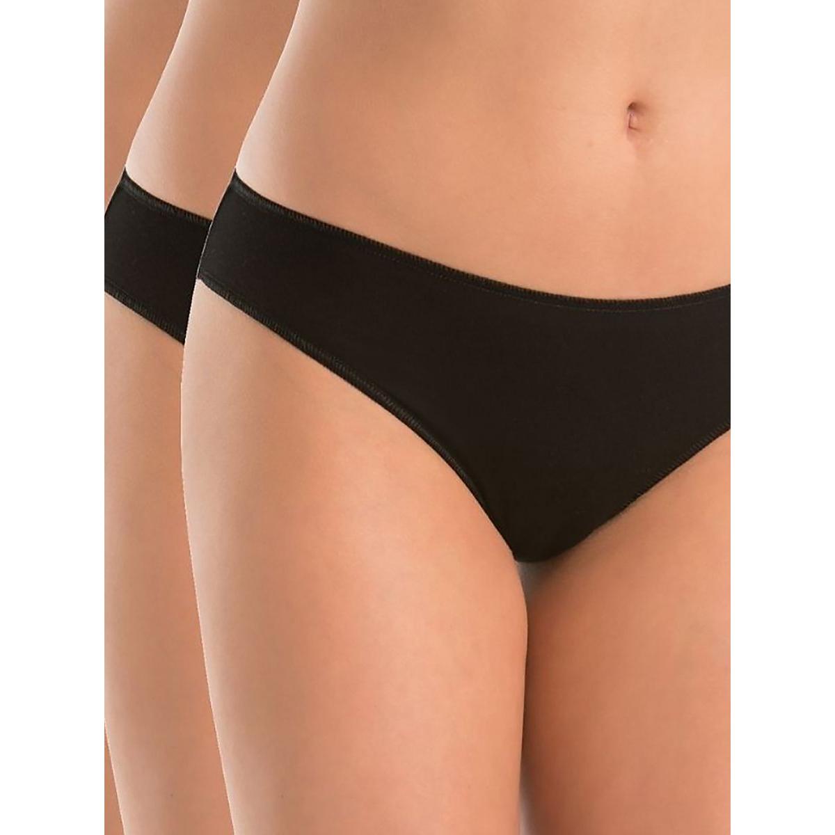 Teyli, Damen, Unterhosen, Set, Schwarz, (XXL, 3er Pack)