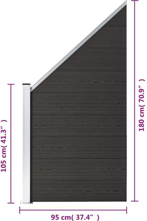 Produktbild vidaXL Zaunfeld