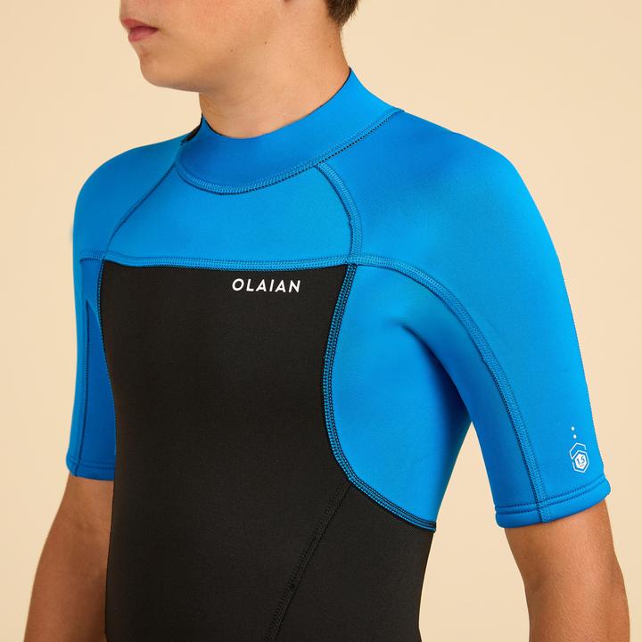 Actual product image Olaian Boys' surf wetsuit 2 mm neoprene (2 mm, 152)